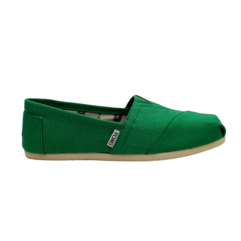 Toms香港新款果綠色亞麻布女鞋 - 點擊圖片關閉
